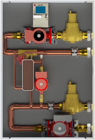 Tamas 300,000 BTU Snowmelt Panel with HBX Controls Package