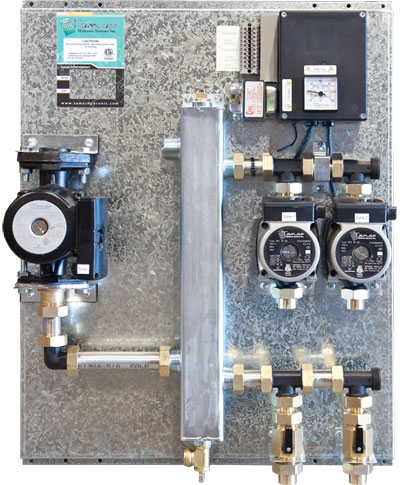 Low Loss Header Boiler Panel